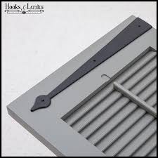 Spade Faux Shutter Strap Hinge Large Shutter Hardware Shutters Exterior Outdoor Shutters