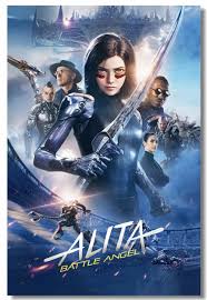 Сны оружия 1993 battle angel alita tsutsu yume gunnm hyper future vision: Custom Canvas Wall Decor Alita Battle Angel Poster James Cameron Film Wall Stickers Kids Bedroom Wallpaper Comicattack Net
