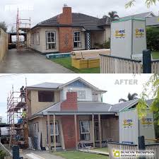 Although This Second Storey Extension Is Still In Construction It Helps Show The Huge Difference A Second Level Extension C Home House Extensions House Styles