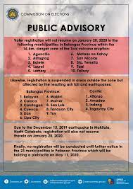 To 5 p.m., including holidays. Comelec Reopens Voter Registration Here S What You Need To Know