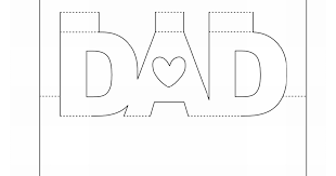 Download Dad Popup Card 1dogwoof Pdf Father S Day Card Template Dad Birthday Card Dad Cards