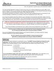 Alberta (financial hardship unlocking is referenced on page 6). Pensions Form Fsrp0023 Print Pdf Application To Unlock Alberta Funds Due To Financial Hardship Effective January 1 2021 Note This Application Is Course Hero