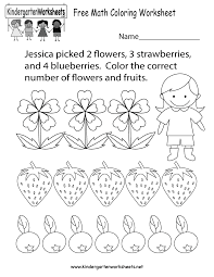 This Is A Fun Math Coloring Worksheet Kids Will Be Able To Have Fun Coloring And Lear Math Coloring Worksheets Math Coloring Kindergarten Worksheets Printable