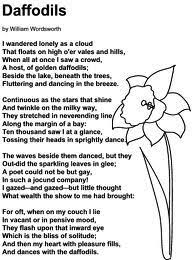 Wordsworth Daffodils Romantic Poems Poems By Famous Poets Daffodils Poem