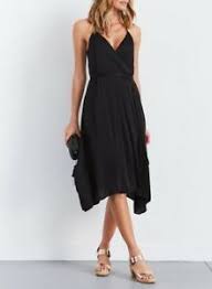 Details About Nwt Enza Costa Black Silk Wrap Dress Orig 298 Size Xs