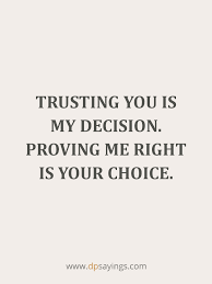 91 Eye Opening Trust Quotes And Trust Issues Sayings Dp Sayings