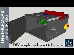 Building A Simple Cheap And Quiet Homemade Table Saw And It Is Also Very Accurate Youtube Table Saw Homemade Tables Woodworking Workshop