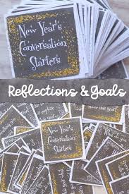 New Years Conversation Starters Game Reflection Resolutions And Goal Setting Question Cards Or Journal Prompts In 2020 This Or That Questions Question Cards Conversation Starters