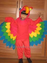 Homemade Easy Homemade Bird Costume For Kids My Son Aaron Was Selected To Be A Parrot At His Preschool Fancy Dress Contest I Was Very Apprehensive At Parrot Costume Bird Costume Kids Fancy Dress For Kids