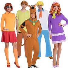 Official Adult's Scooby Doo Fred Velma Shaggy Daphne Gang Fancy Dress  Costumes | eBay