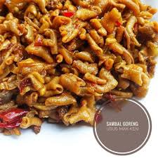 Bahkan saat ini tidak sedikit penjual ayam penyet yang. Resep Bakulan Sambal Goreng Usus Oleh Malika Saskia Bahan 200gr Usus Ayam Bersihkan Potong Sesuai Selera Garam Gula 5 Sendok Makan Kecap Manis Bumbu Halus 2