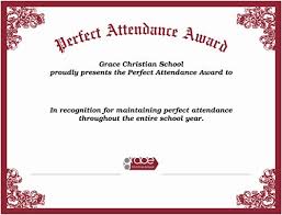 Perfect Attendance Certificate Printable Unique Perfect Attendance Award First Honor Perfect Attendance Award Perfect Attendance Perfect Attendance Certificate