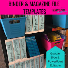 Templates are available for our complete laser label offering! Binder Magazine File Editable Templates Labels Tpt