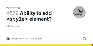 Download Ability To Add Style Element Issue 579 Svgdotjs Svg Js Github