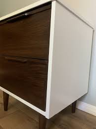 How To Gel Stain Laminate Furniture Yes You Can Thrifted Nest Laminate Furniture Makeover Painting Ikea Furniture Refinishing Laminate Furniture
