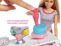 Juega a los mejores juegos de cocina y de barbie para chicas. Barbie Y Su Pasteleria Muneca Con Cocina Y Accesorios Juguetesland
