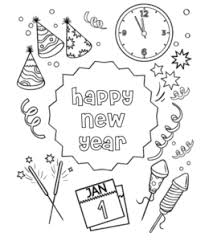 Click here happy new year 2020 coloring page share: Happy New Year Coloring Pages Playing Learning