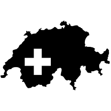 Die schweiz in der karte. Wandtattoo Schweizer Karte