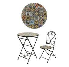 Jun 04, 2021 · a garden bistro set or outdoor bistro set is great for dining alfresco. Keamingk Braga Mosaic Bistro Set