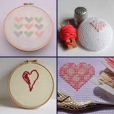 Cross stitching over two on evenweave or linen fabrics. Free Valentines Cross Stitch Patterns Craft With Cartwright