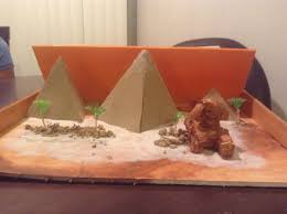 Pyramids Of Egypt And The Great Sphinx Diorama Egypt Project Pyramids Egypt