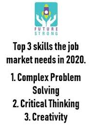 Here Are The Top 10 Skills The Job Market Needs In 2020 1 Complex Problem Solving 2 Critical Thinking 3 Marketing Jobs Robotics Classes Critical Thinking