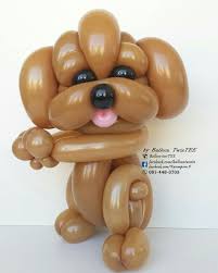 Standing Balloon Dog Twisting Balloons Balloon Art Balloon Animals