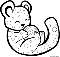 See the presented collection for cheetah coloring. Cute Baby Cheetah Coloring Pages Coloring Printable B108 Grouper