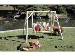 Balancelle Biplace En Cedre Blanc Modele Montreal Balancelle De Jardin
