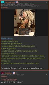 Anon loves Shanin Blake : rgreentext
