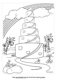 Printable coloring and activity pages are one way to keep the kids happy (or at least occupie. Tower Of Babel Coloring Pages Free Bible Coloring Pages Kidadl