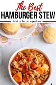 Ground Beef Stew With A Secret Southern Plate In 2020 Ground Beef Stews Stew Recipes Chicken Soup Recipes