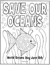 Maybe you would like to learn more about one of these? World Oceans Day Free Printable Colouring Picture Ocean Day Oceans Of The World Ocean Coloring Pages