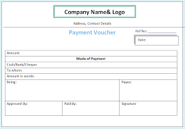 Printable form for salary advance : Payment Voucher Format In Word Cash Bank Advance
