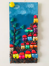 Tas Boyama Ev Cocuklar Icin Sanat Yaratici Sanat Dersleri