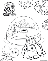 The file you will receive will not contain a watermark across the image like the image above. Kawaii Animals Pikmi Pops Coloring Pages Printable