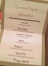 Diy Wedding Day Survival Kits For The Bride And Groom All The Necessities Th Wedding Day Groom Gift Wedding Gifts For Bride Wedding Gifts For Bride And Groom