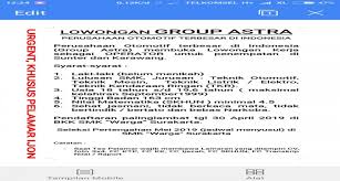 If you are affiliated with sttw surakarta and wish to have your publications indexed, please contact us. Lowongan Pt Astra Otoparts Ati Smk Veteran 1 Sukoharjo