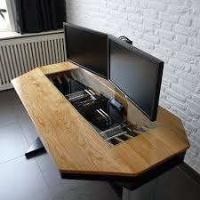 How to make a mini itx computer case from scratch. Geekyget Pc Desk Computer Setup Room Setup