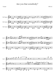 View credits, reviews, tracks and shop for the 1998 cd release of are you that somebody? on discogs. Are You That Somebody By Aaliyah Sheet Music For Clarinet Mixed Trio Musescore Com