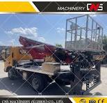 Hydraulic Aerial Cage Aerial Working Platform Truck Mounted High-Altitude  Operation Manlift Aerial Work Truck