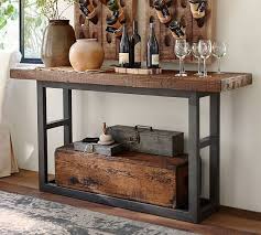 Pin By Derya Kilavuz On Pretty Table Top Design In 2020 Wood Console Table Reclaimed Wood Console Table Wood Console
