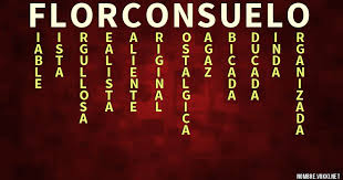 Que Significa Flor Consuelo