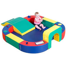 Playring With Tunnel And Slide Indoor Play Equipment Daycare Furniture Kids Play Area