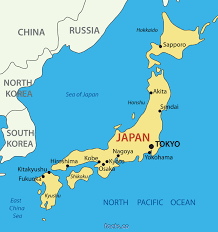Ten plakat przedstawia region szczególny, wybierany jako jedno z najczęstszych destynacji przez turystów z całego świata. Japonia Na Mapie Mapa Japonii Wschodniej Azji Azja