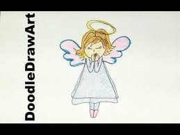 Drawing How To Draw Cartoon Angel Draw Angels For Christmas Nativity Cartoon Drawings Angel Drawing Drawings