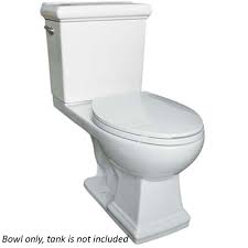 Also, this seat features a patented everclean surface that inhibits the growth of bacteria, mold and mildew and bottom mount installation hardware, for easier installation. Rio Ii White Elongated Toilet Bowl Bowl Only Home Outlet
