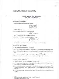 Ca urmare, ne dorim sa organizam examen de admitere in iulie 2021 si in acest context vom face efortul de a organiza si concursul mate info ubb pentru a oferi candidatilor o sansa de a isi verifica cunostintele (fara. Subiect Matematica Concurs Mate Info Ubb 2013