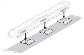 Fiamma 98655 855 Rv Awning Installation Adapter Bracket Universal Awning Installation Awning Roof Awning