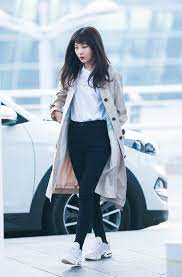 Kpop Idols Airport Fashion Female Winter Fashion Korean Airport Fashion Red Velvet Outfits